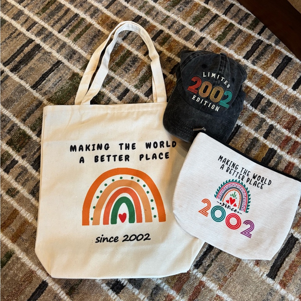 NEW! Limited Edition Making The World A Better Place Since 2002 Bundle